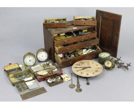 Various matchmaker’s tools &amp; accessories, contained in an oak chest &amp; loose. 