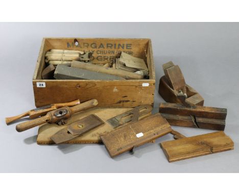 Twenty-six Dryad colour Tooling leaf booklets; various book-binder’s tools; &amp; various carpenter’s tools. 