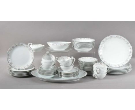 A collection of Noritake China tea and dinner wares, comprising a part tea set for 12, comprising 12 cups and saucers, togeth