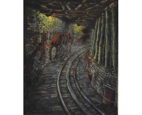 Tom McGuinness (1926-2006) ''North Tilley Curve'' Signed, inscribed, dated (19)79 and numbered 13/20, lithograph, 54cm by 43c