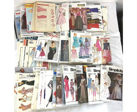 Selection of vintage and later sewing patterns includes Vogue, Next etc 