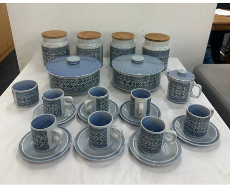 Vintage Hornsea Tappestry pattern part dinner/ tea set 