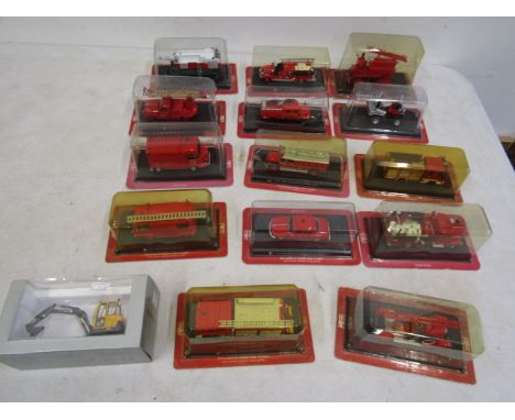 Del Prado boxed model vehicles and 1 Volvo model