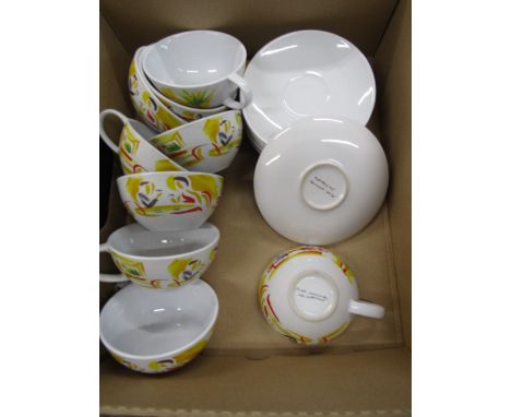 9 x Nescafe coffee cups and saucers