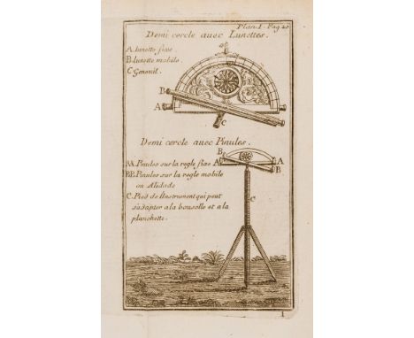 Maupertuis (Pierre-Louis Moreau de) La Figure de la Terre, détermineée par les Observations..., first edition, engraved head-