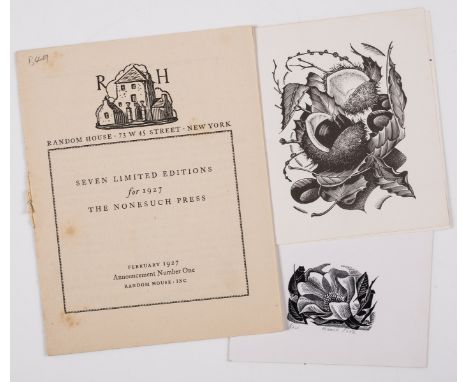 Private Presses.- A collection of catalogues, prospectuses, exhibition pamphlets and ephemera relating to various Private Pre