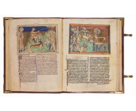 Facsimile.- The Lambeth Apocalypse. Manuscript 209 in Lambeth Palace Library, 2 vol., one of 550 facsimile copies, colour ill