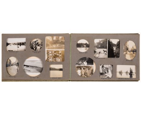 NO RESERVE Britain.- Group of 6 photograph albums, mostly Victorian, one from 1930s, comprising images of family holidays to 