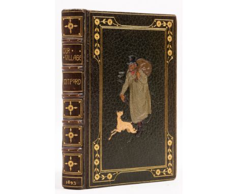 Kelliegram binding.- Mitford (Mary Russell) Our Village, illustrations by Hugh Thomson, occasional light foxing, green crushe