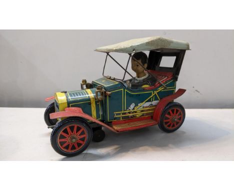 A Yanezawa tinplate model of a carLocation: 