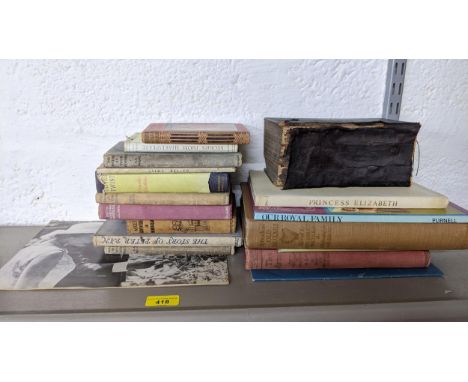Books to include ' The Story of Peter Pan' 'The Army'  A book of old Ballads, the book of household management and othersLoca