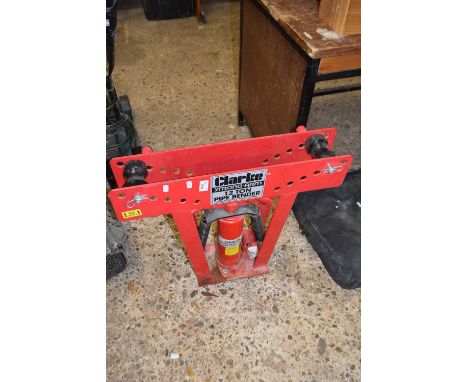 A Clark 12 ton hydraulic pipe bender