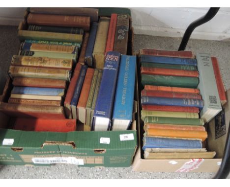 Two boxes of vintage volumes 