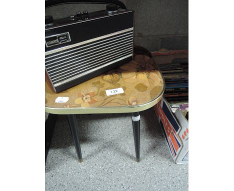 A Roberts vintage radio and an Arnold design side table