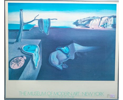 Ausstellungsplakat "Dali, Salvador (1904 - 1989), The Persistence of Memory (1931)", TheMuseum of Modern Art, New York, Plaka