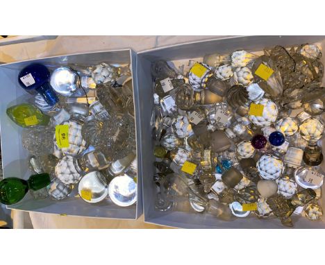 A collection of decanter &amp; bottle stoppers 