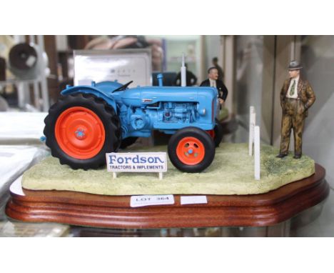 A Border Fine Arts model - 'A Major Decision' featuring a Fordson Major E1ADDN tractor, with certificate, number 1,133 of 1,5
