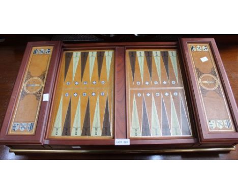 The Excalibur Backgammon set by Franklin Mint