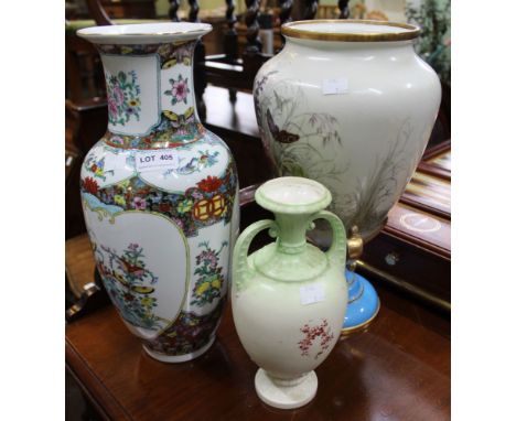 Three ceramic vessels
