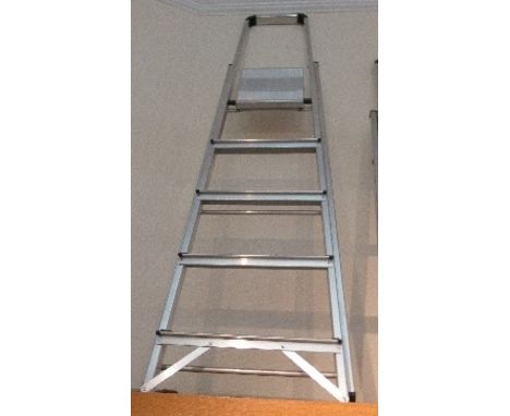 A 5 tread metal step ladder