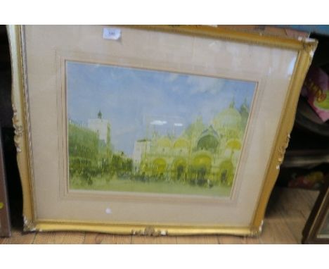 A SIGNED RUSSELL FLINT PRINT, MAX 24INS X 29.5INS
