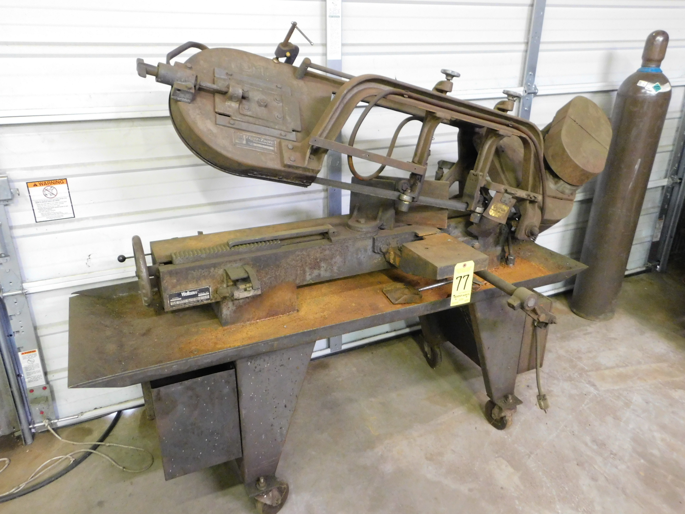 Wellsaw Model 1016 Horizontal Band Saw, s/n 22823, 10 In. X 16 In. Capacity