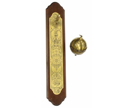 The Franklin Mint 'Sir Francis Drake Falling Ball Clock' issued by The Royal Geographical Society in commemoration of the 400