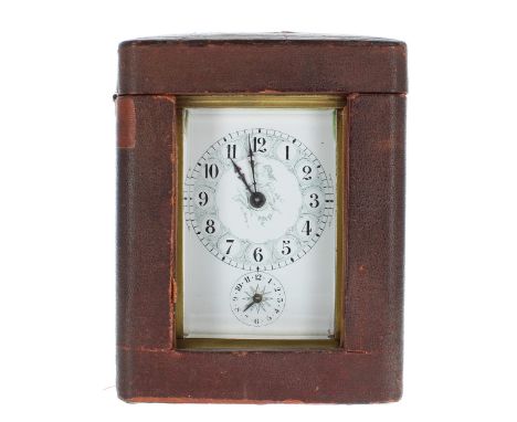 A Louis Vuitton TRUNK TABLE CLOCK for sale at auction on 22nd September