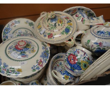 Collection of Masons Ironstone Regency dinner and teaware including tureens, teapot ETC