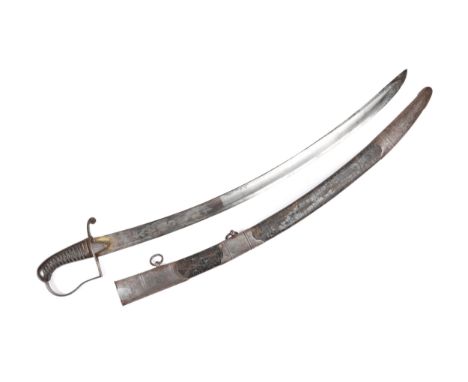 A rare 1796 Light Cavalry type officer's sword of the Cinque Ports Light Dragoons, blade 29" etched with crown over "GR", tro