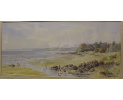 HAMILTON SLOAN "Helen's Bay Co. Down", watercolour study, signed lower right, together with HAMILTON SLOAN "Groumsport Co. Do