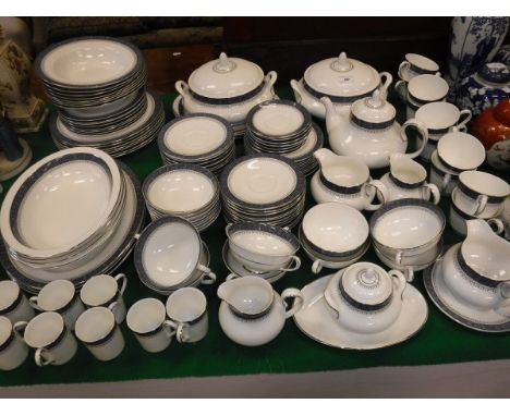 A Royal Doulton "Sherbrook" dinner service (8 place settings)   CONDITION REPORTS  Coffee cans - one is a second, another has