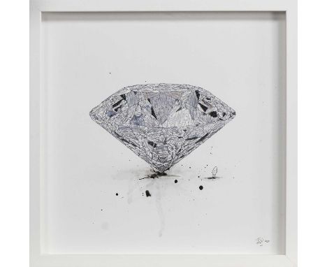 RICHARD BERNER,DIAMOND CHAMPS, 2020, Mixed media on paper, signed,30cm x 30cm,OriginalRichard Berner is an internationally co