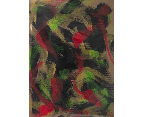 BACKGROUND BOB,Acrylic paint on cardboard,27.5cm x 37cm,Signed verso,OriginalLot includes a copy of the 2nd Background Bob bo
