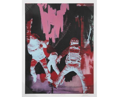 CALUM STEVENSON,FUN IN THE STREETS, Giclee print on 308gsm paper, signed, titled and numbered 1/1,42cm x 54cmCalum Stevenson 