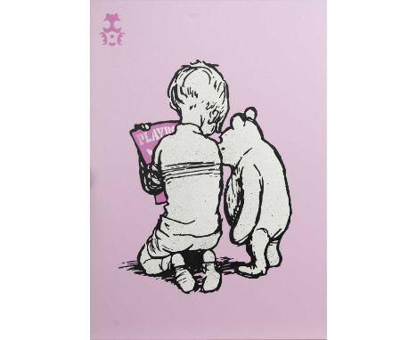 TRUST.iCON,HONEYPOT,Spray paint on canvas, signed verso.70cm x 100cm,OriginalTRUST.iCON is a street artist from Thamesmead in