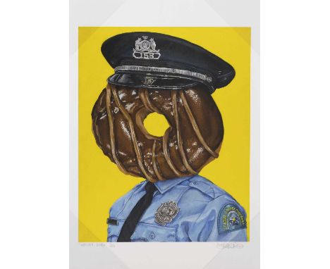 JIMMER WILLMOTT,OFFICER DINKY,Giclee print on Studio Expression Smooth Fine Art 300gsm 100% cotton paper, signed, numbered an