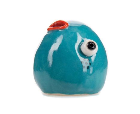 AJ SIMPSON,BLOB,Hand built ceramic, Incised signature to baseAJ Simpson graduated from Grays school of Art, Aberdeen with a B