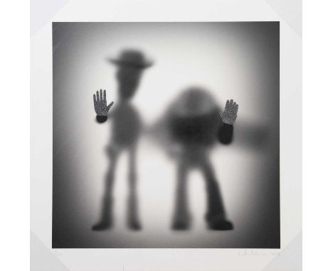 WHATSHISNAME,GONE COWBOY AND ASTRONAUT DIAMOND DUST,Pigment print on Somerset Velvet 330 gsm paper, signed and numbered,60cm 