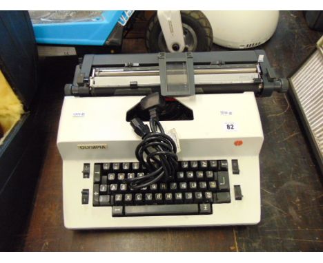 An Olympia electric typewriter