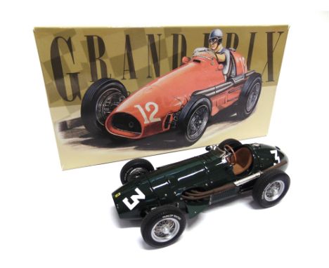 A 1/18 SCALE EXOTO FERRARI 500 F2  dark green, racing no.3, mint or near mint and boxed. 