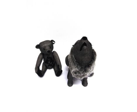 TWO STEIFF 'ENCHANTED FOREST' SOFT TOYS  comprising 'Teddy Bear Enchanted Forest', graphite, limited edition 513/2000, with c