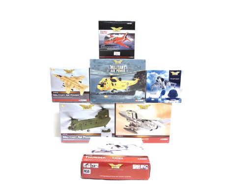 SEVEN 1/72 SCALE CORGI AVIATION ARCHIVE DIECAST MODEL AIRCRAFT   each boxed. 