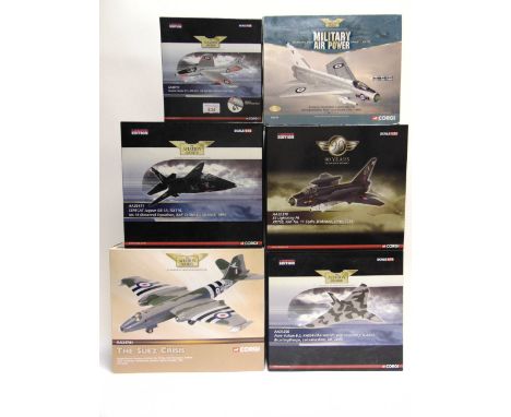 SIX 1/72 SCALE CORGI AVIATION ARCHIVE DIECAST MODEL AIRCRAFT   each boxed. 