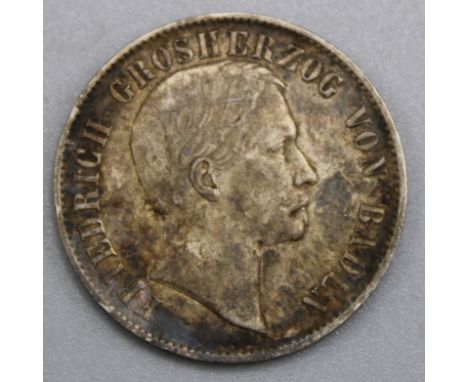 1/2 Gulden 1860 Friedrich Baden