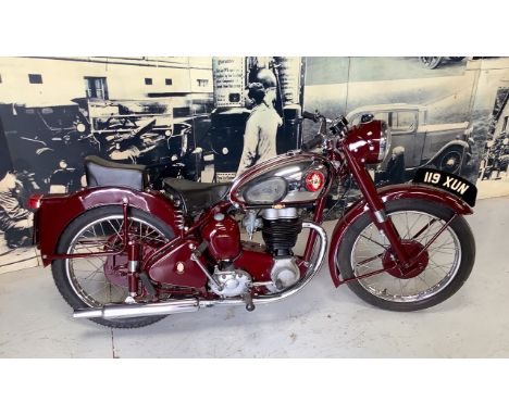 1955 BSA C11 250ccReg. no. 119 XUNFrame no. BC11S4 10742 (See note below logbook says BC11 54 10742)Engine no. BC11G 15076 (S