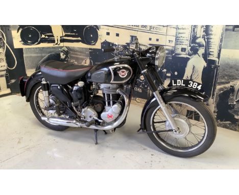 1954 Matchless G3LSReg. no. LDL 384Frame no. 24415Engine no. 55/G3LS 27276The Matchless G3/L was developed for use by the arm