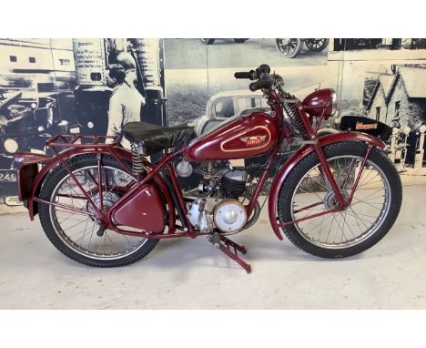 1950 James 98cc Comet DeluxeReg. no. PSL 195Frame no. F10440Engine no. 797/14837The 1950 James Comet Deluxe used the Mk. 1F 9