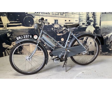 1959 Raleigh RM1 49cc MopedReg. no. BMJ 297AFrame no. M66267Engine no. 9/59/6448The first Raleigh moped was the RM1 and it ca