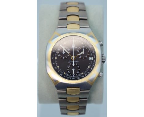 OMEGA. Seamaster Polaris Chronograph. Olympia 1992. Herrenarmbanduhr. Schweiz.Circa 40 mm Gehäusedurchmesser ohne Krone. Ref.